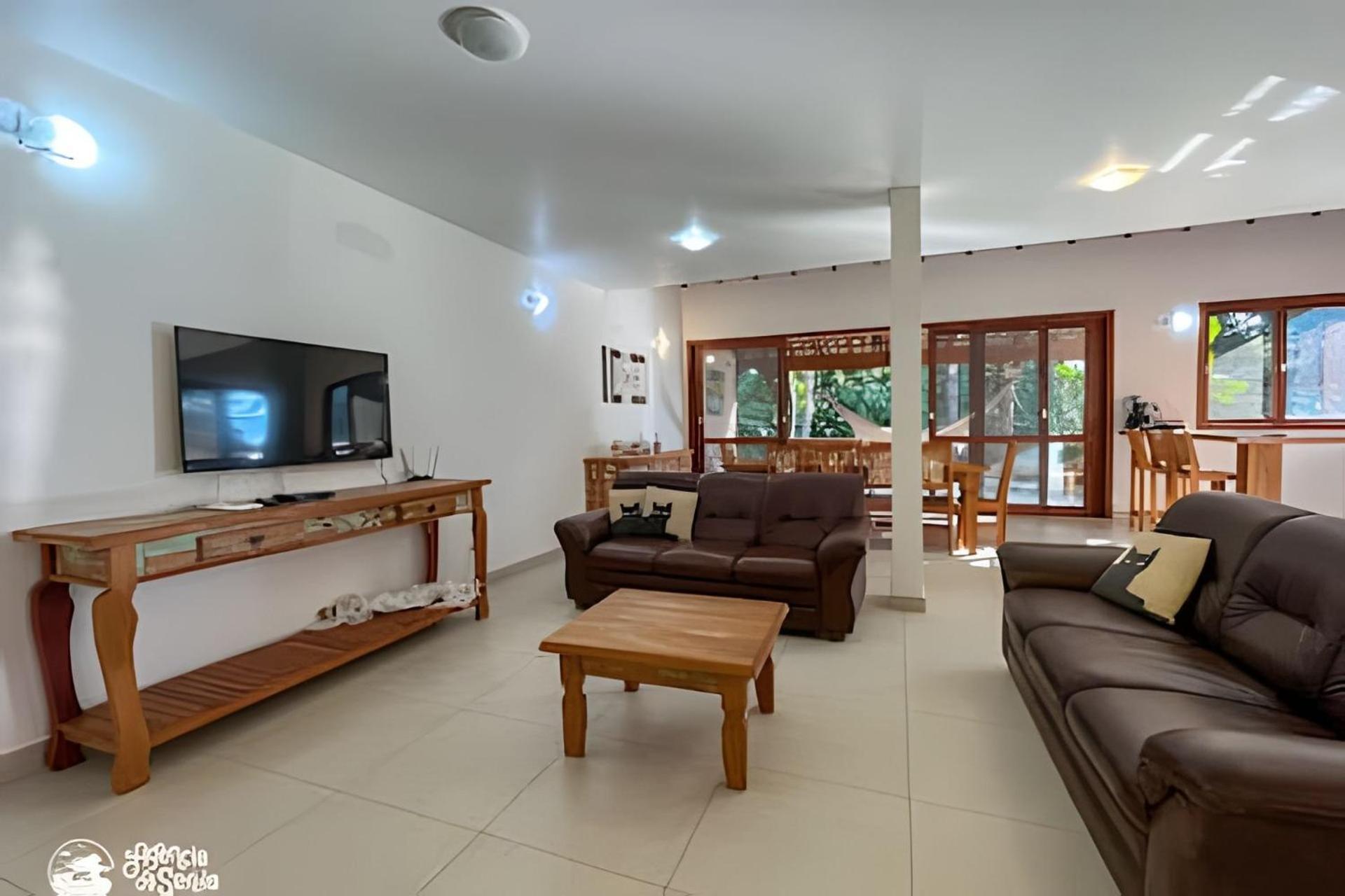 Linda Casa Com Varanda Gourmet Em Condominio Ilhabela Bagian luar foto