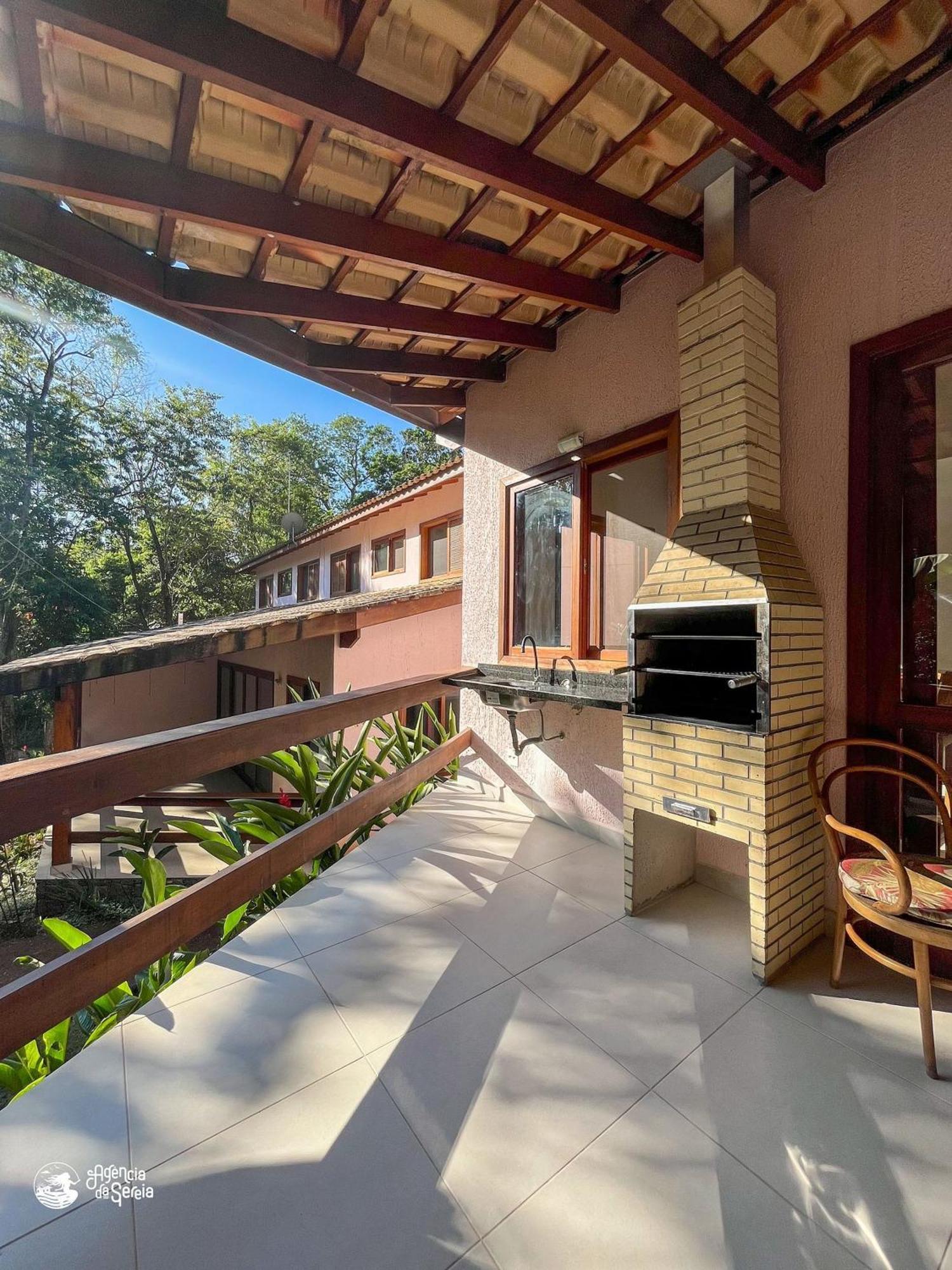 Linda Casa Com Varanda Gourmet Em Condominio Ilhabela Bagian luar foto